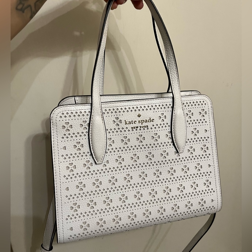 Kate spade white purse great condition